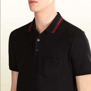 GUCCI | Men’s Polo w/Classic green & red stripe